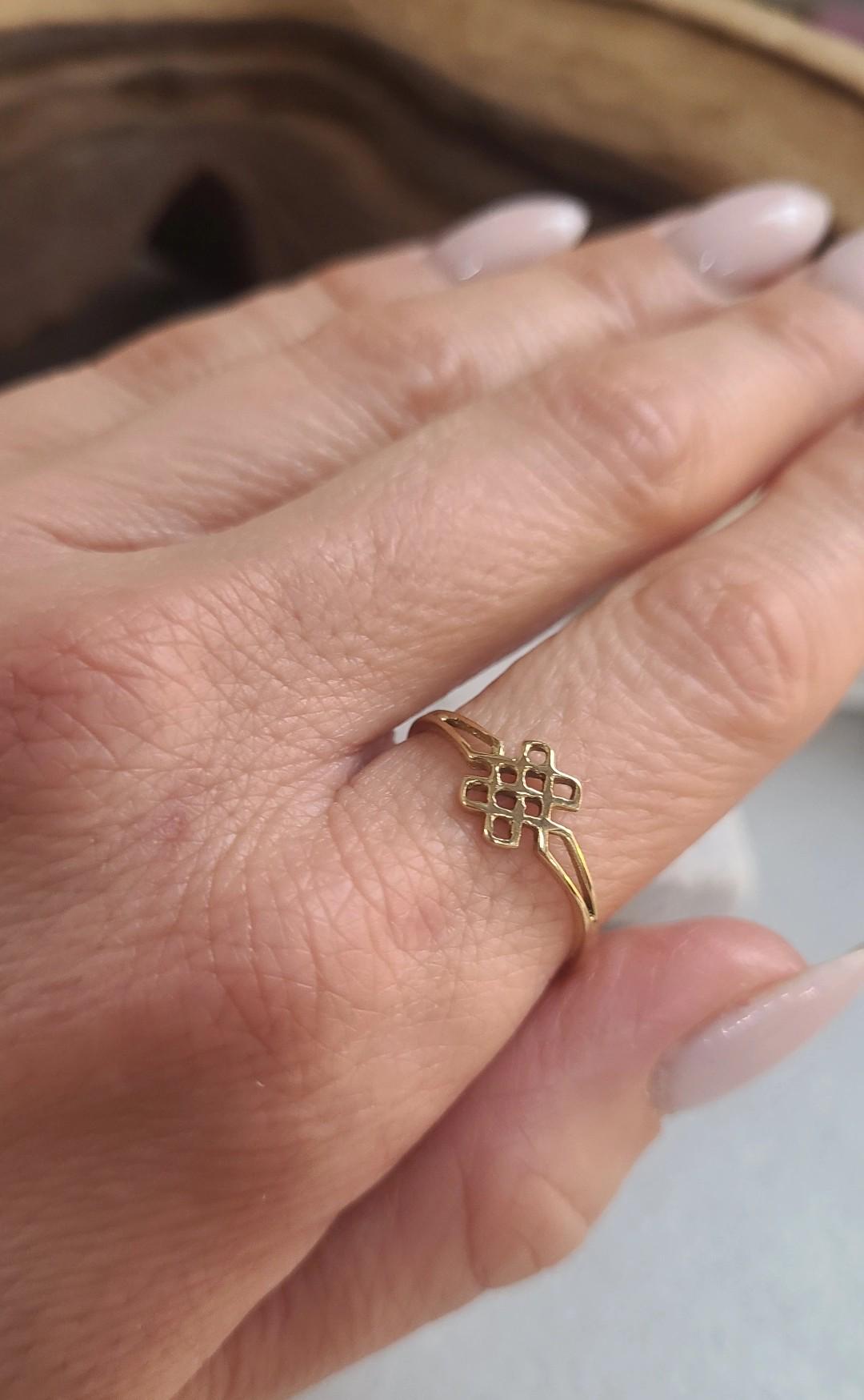 Raw Brass Minimal Statement Ring – Open Line Design Band – Modern Boho Artisan Jewellery