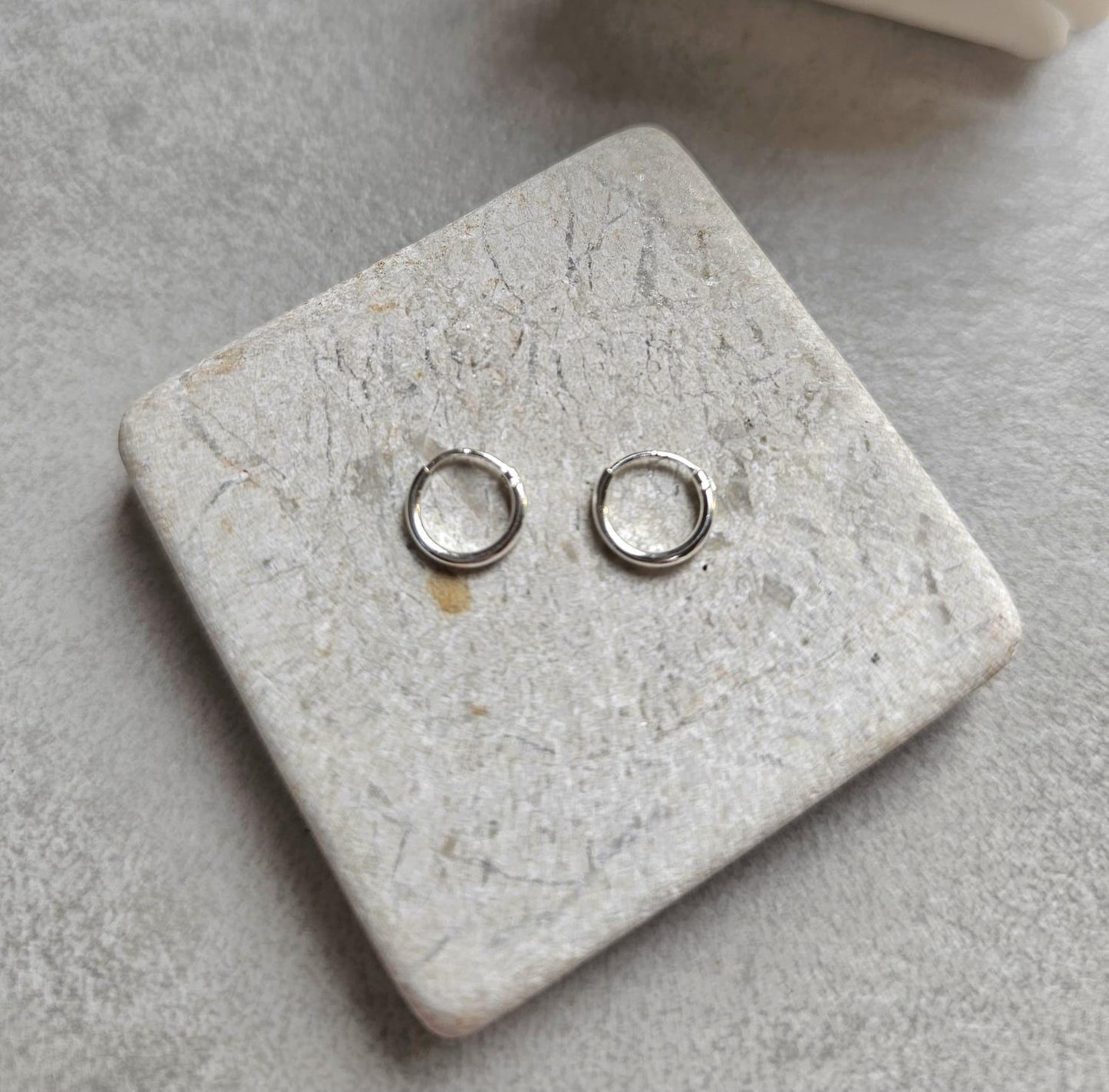Sterling Silver 8mm Nose Studs Pack of 2 – 925 Silver Minimalist Nose Piercing Jewellery – Small Everyday Nostril Stud Set
