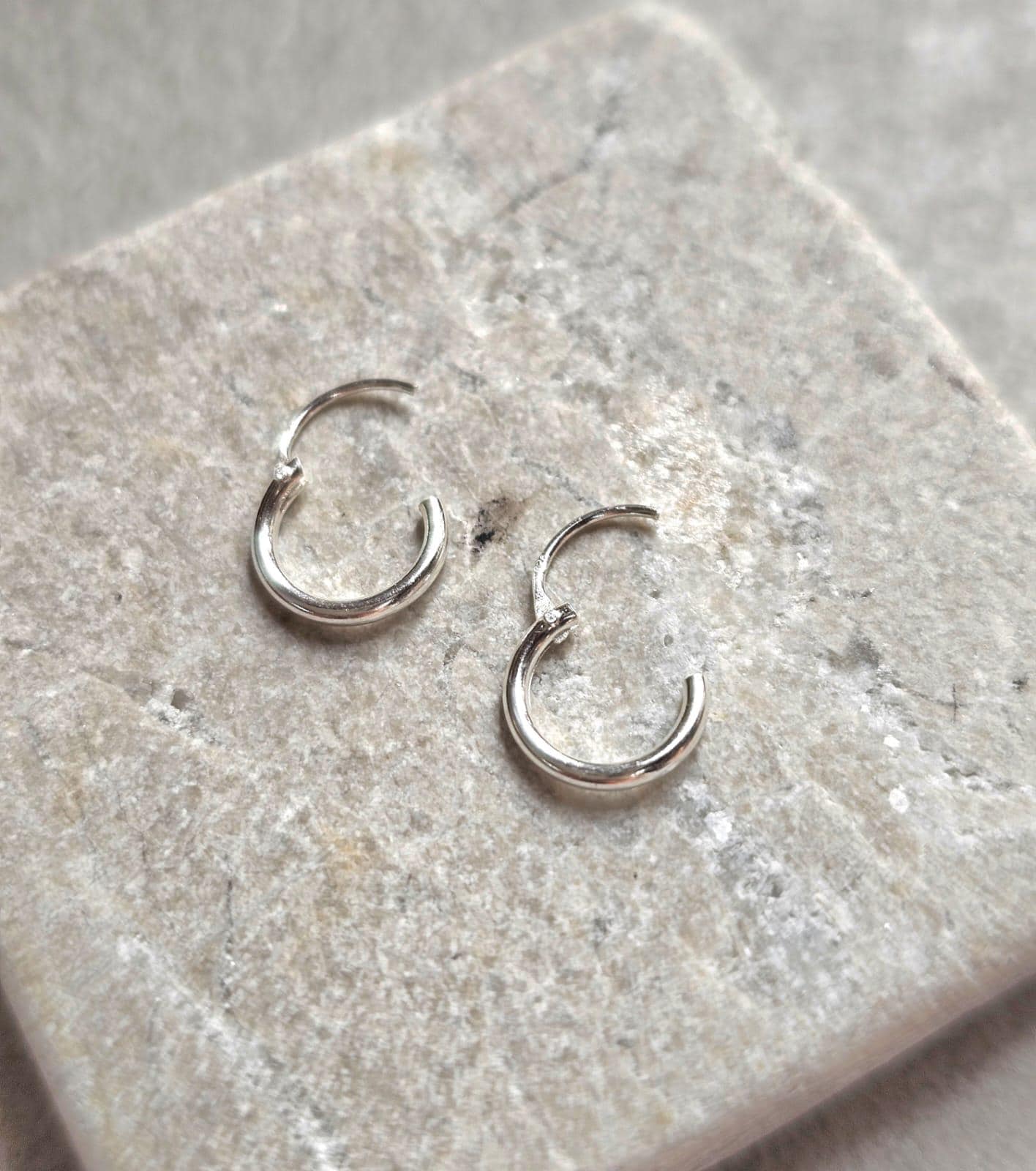 Sterling Silver 8mm Nose Studs Pack of 2 – 925 Silver Minimalist Nose Piercing Jewellery – Small Everyday Nostril Stud Set