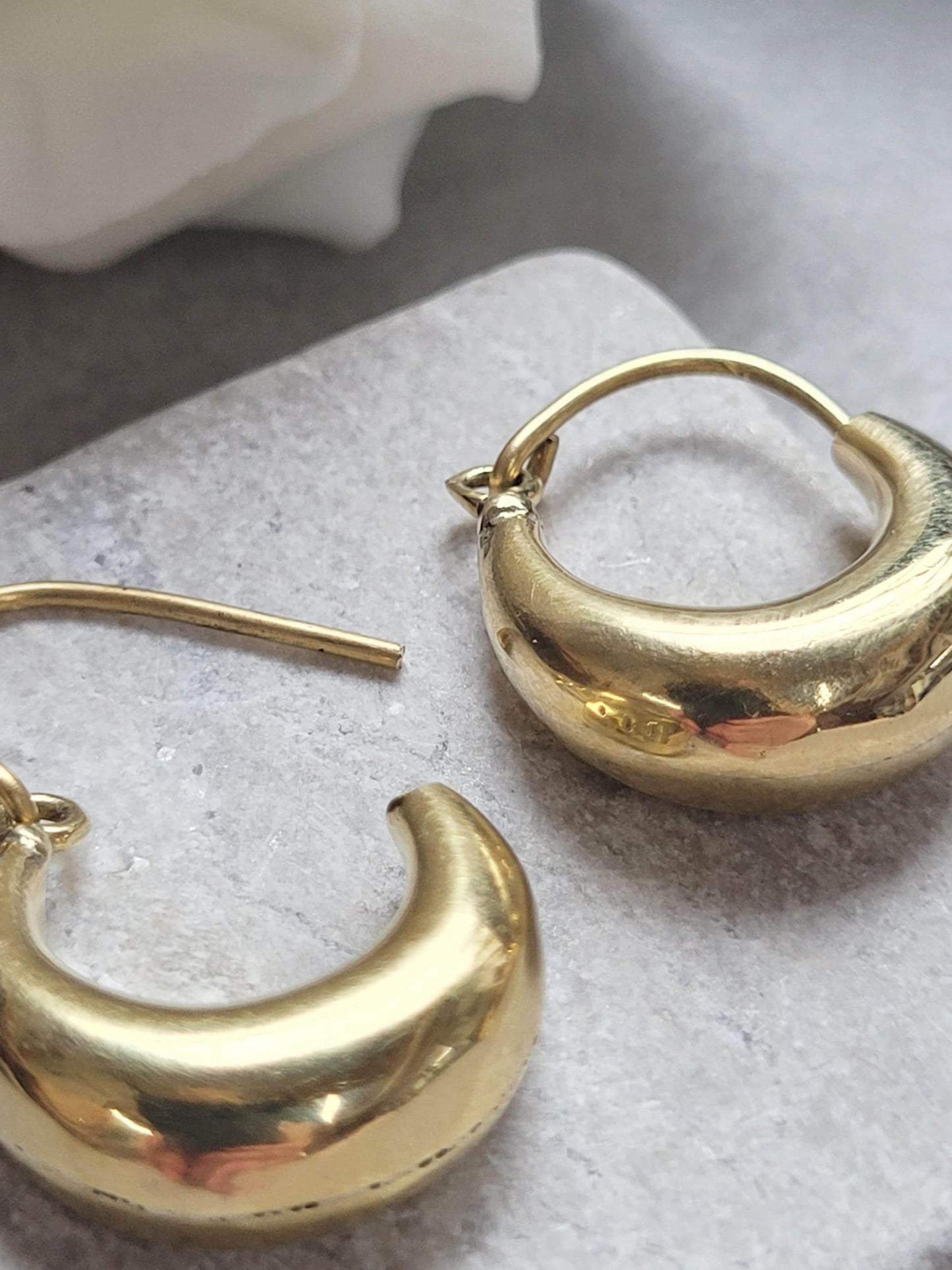 Brass Small Hoop Earrings 2cm, Everyday Gold Tone Hoops, Minimalist Huggie Earrings, Nickel Free Hypoallergenic Jewellery, Simple Daily wear