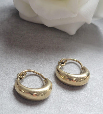 Small Gold Hoop Earrings, Minimalist Everyday Hoops, Hypoallergenic Nickel Free Earrings, Tiny Gold Hoops, Simple Minimal Jewellery