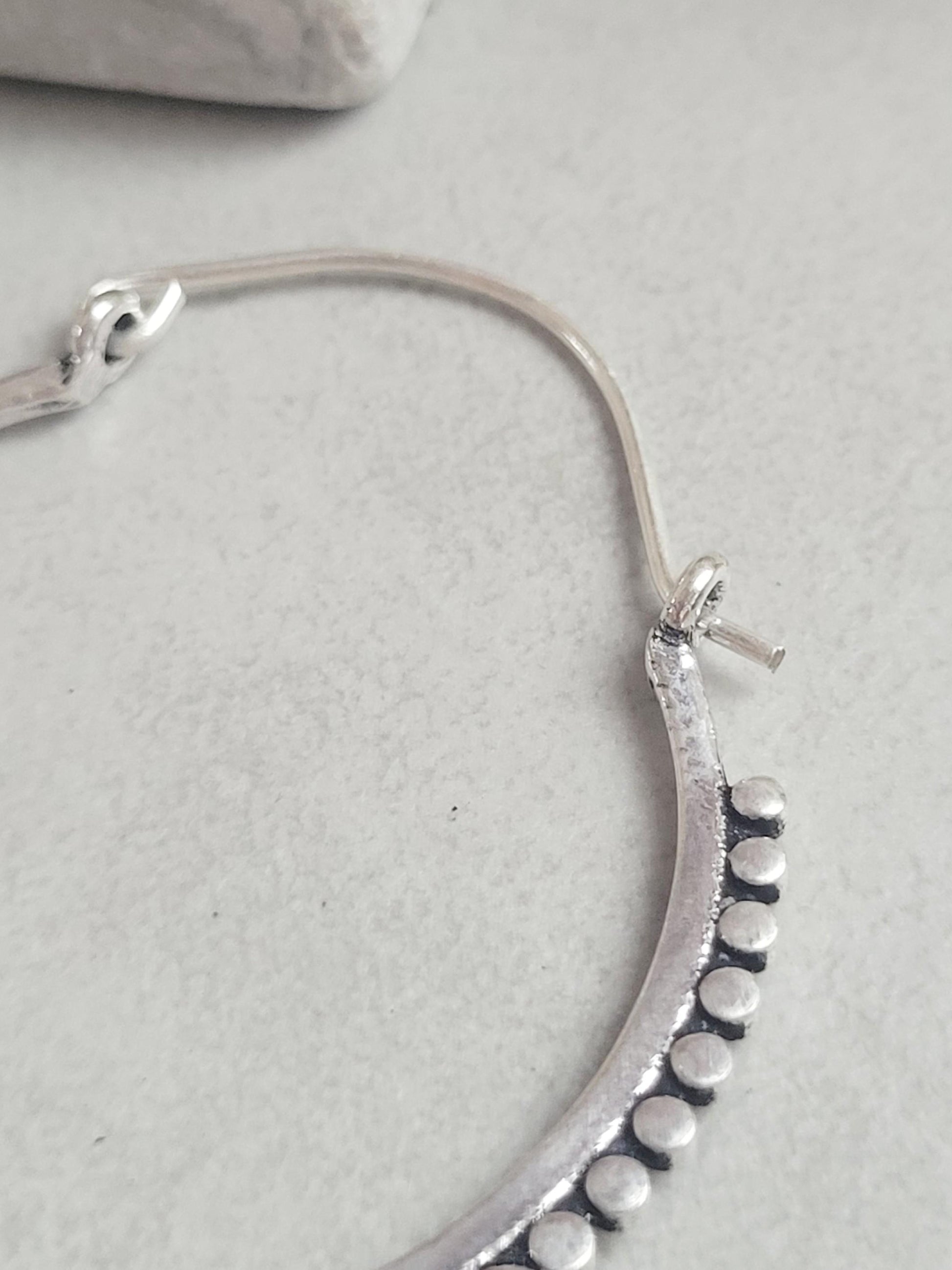 Extra Large Silver Hoop Earrings | Lightweight Silver Plated Statement Hoops | Boho Festival Jewellery | Hypoallergenic Minimalist Earrings
