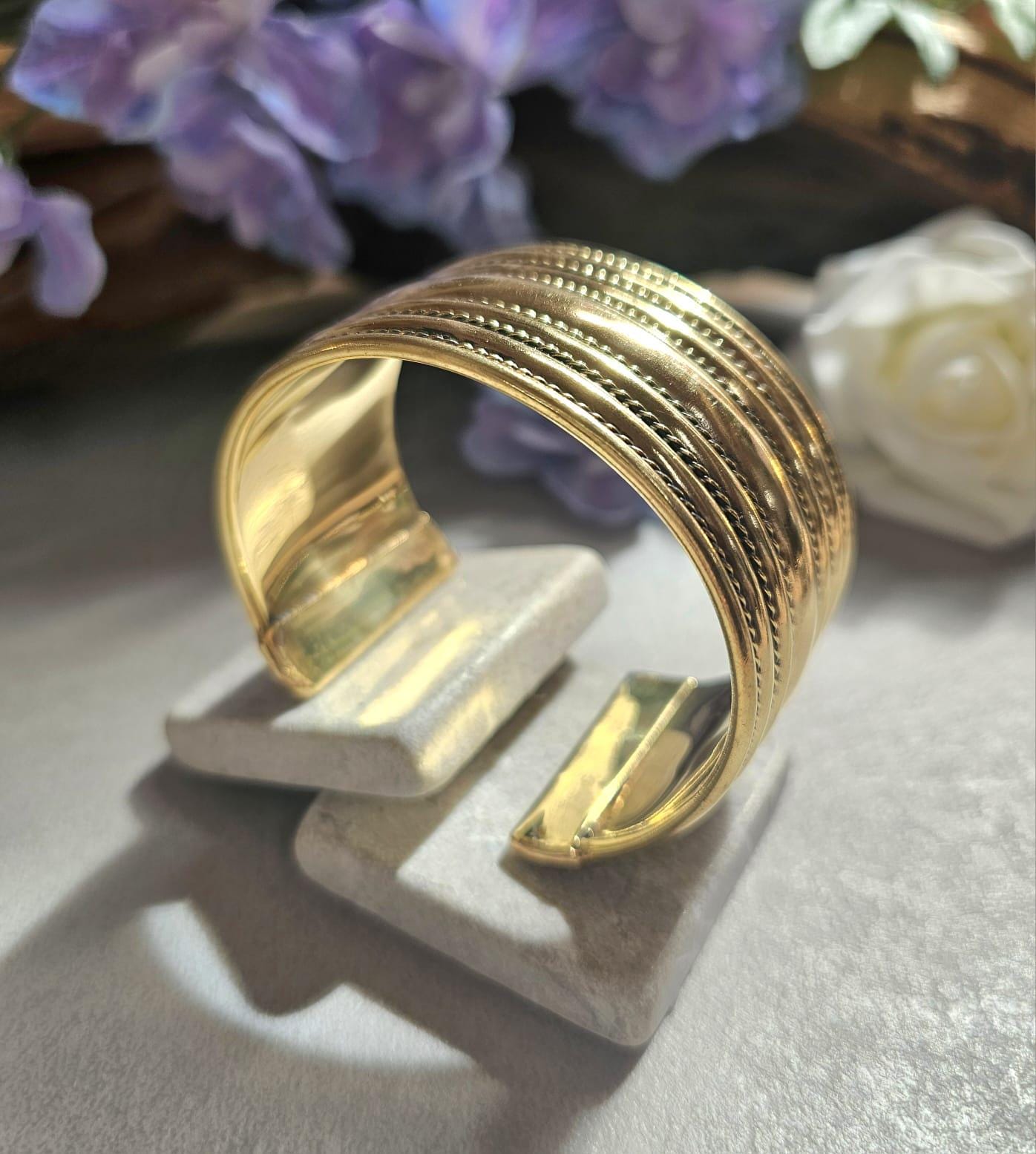 Raw Brass Cuff Bracelet, Wide Statement Cuff, Textured Brass Bangle, Minimalist Bold Bracelet, Adjustable Open Cuff, Nickel & Lead Free