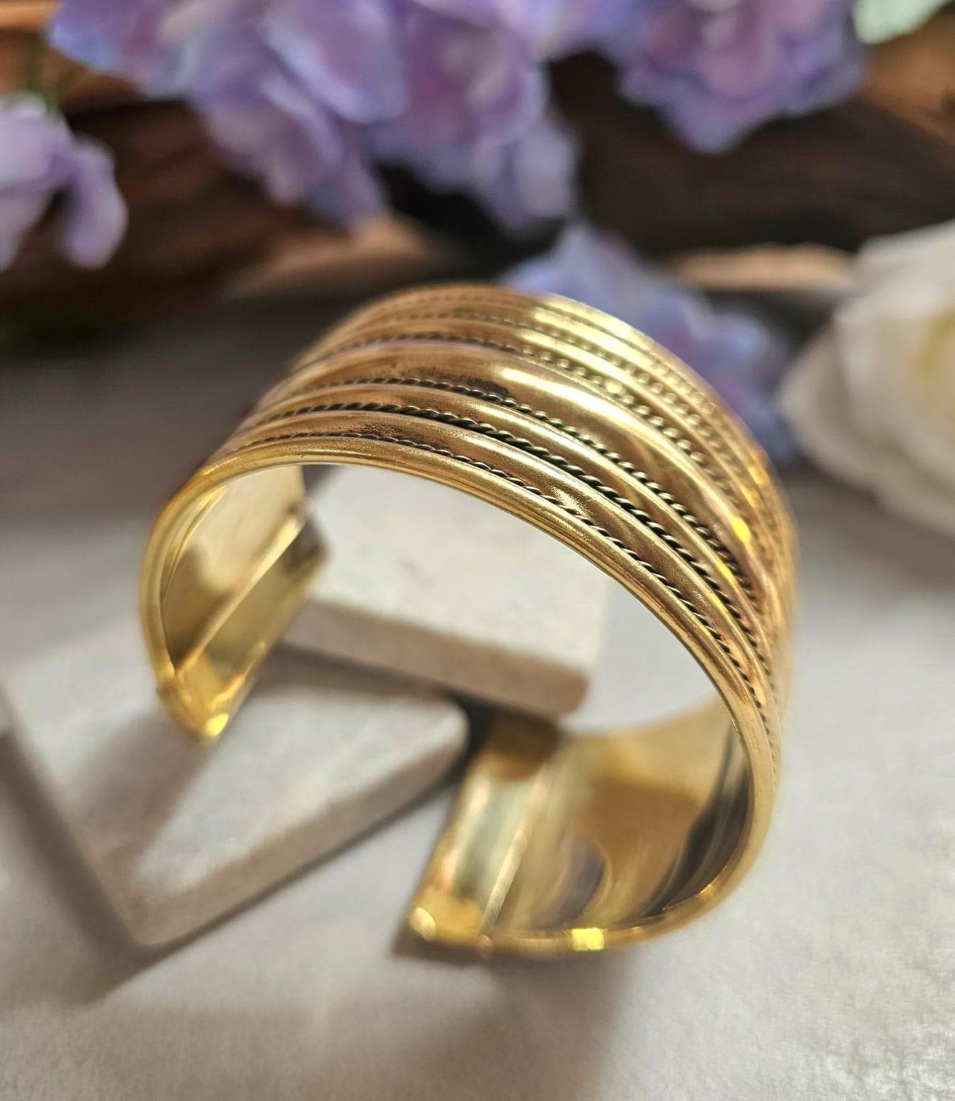 Raw Brass Cuff Bracelet, Wide Statement Cuff, Textured Brass Bangle, Minimalist Bold Bracelet, Adjustable Open Cuff, Nickel & Lead Free