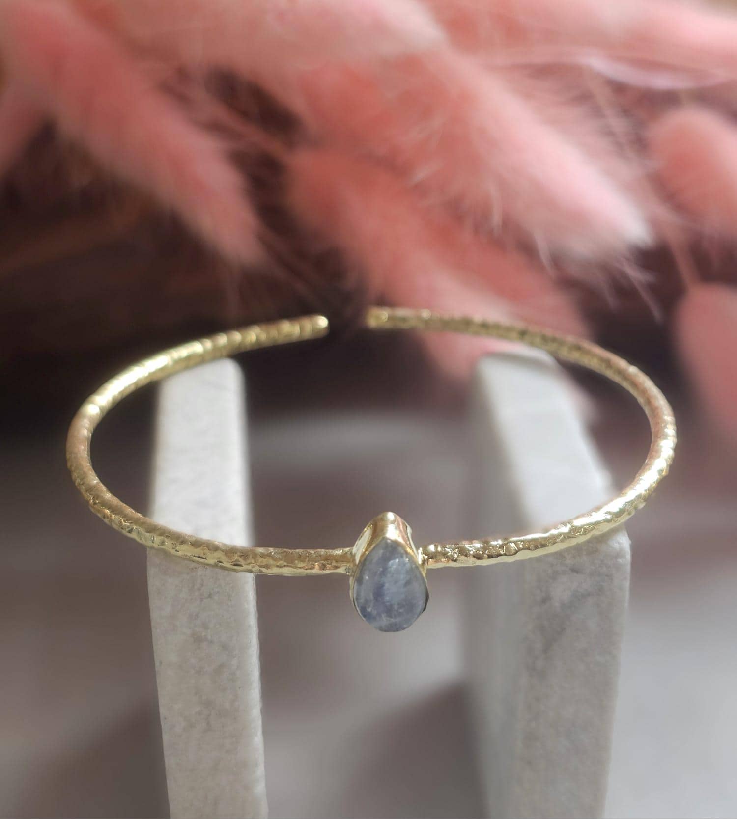 Raw Brass Cuff Bracelet | Dainty Open Bangle | Minimalist Everyday Jewellery | Adjustable Handmade Bracelet