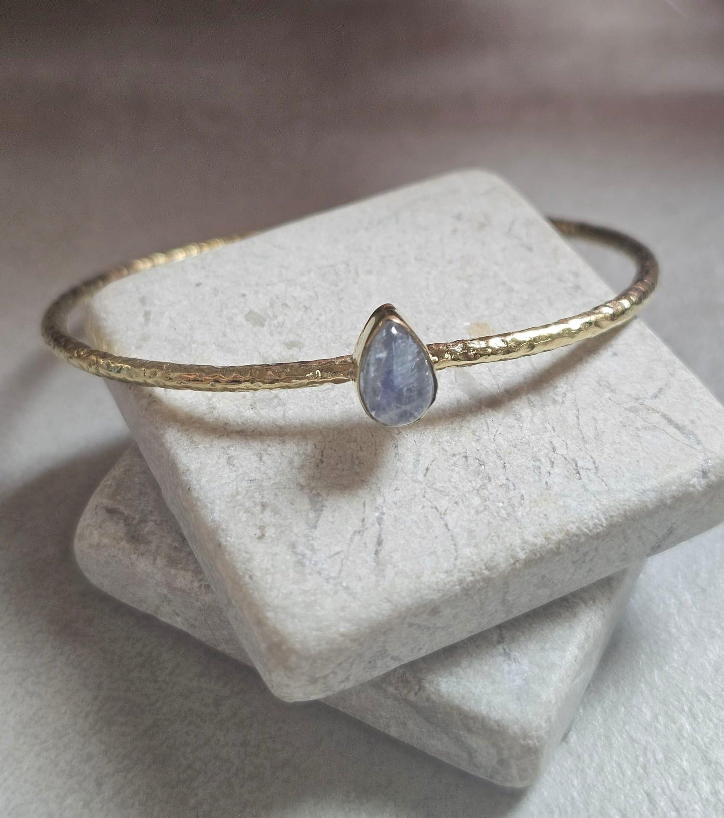 Raw Brass Cuff Bracelet | Dainty Open Bangle | Minimalist Everyday Jewellery | Adjustable Handmade Bracelet