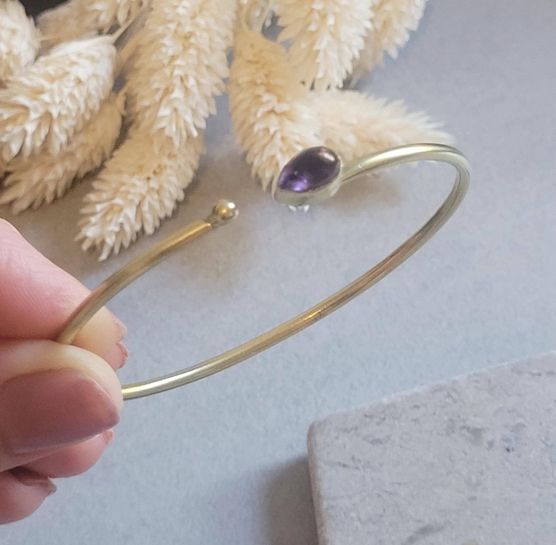 Raw Brass Minimalist Bracelet, Boho Cuff Bracelet, Adjustable Open Bangle, Everyday Bracelet, Dainty Brass Jewellery, Gift for Her