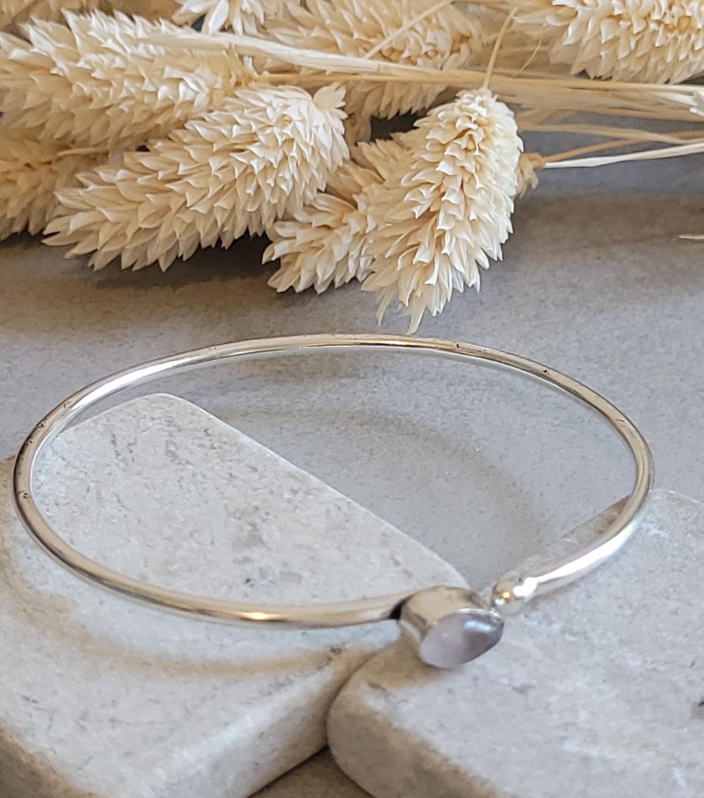 Silver Plated Minimalist Stacking Bracelet, Dainty Bangle, Everyday Bracelet, Thin Silver Cuff, Adjustable Bracelet, Gift for Her