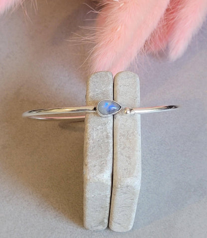 Dainty Silver Cuff Bracelet | Minimalist Everyday Jewellery | Stacking Bracelet | Delicate Silver Bracelet | Simple Gift for Her | Boho Jewe