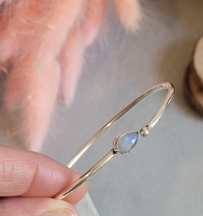 Dainty Silver Cuff Bracelet | Minimalist Everyday Jewellery | Stacking Bracelet | Delicate Silver Bracelet | Simple Gift for Her | Boho Jewe