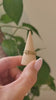 Gold Feather Ring: Minimalist Brass Leaf Jewelry