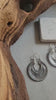 Bohemian Silver Hoop Earrings: Lightweight Plated Jewelry