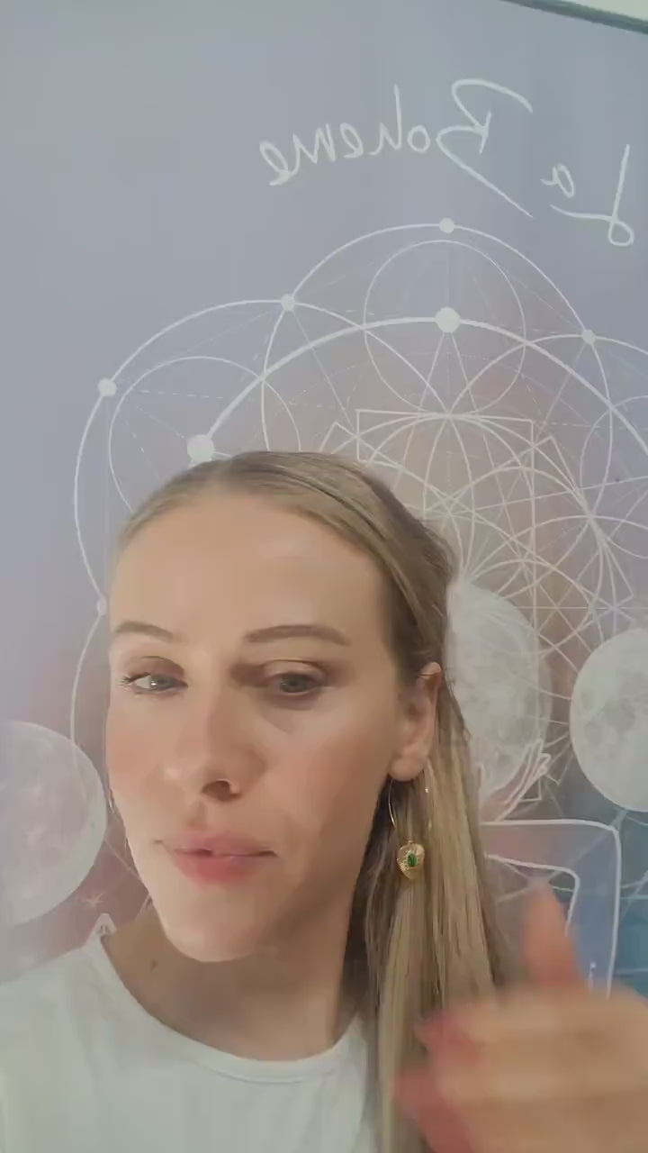 Gold hoops / Malachite / Hoop earrings / 18k gold plated / Gift / Crystal / Wedding / Bridesmaid