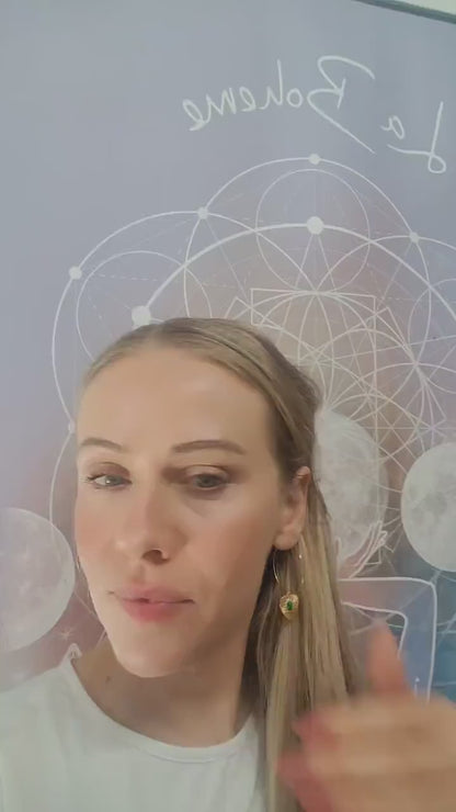 Gold hoops / Malachite / Hoop earrings / 18k gold plated / Gift / Crystal / Wedding / Bridesmaid