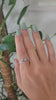 Hammered Silver Moon Ring: Elegant Minimalist Stackable Band