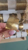 Brass cuff bracelet: Statement bohemian jewellery