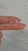 Sterling Silver Butterfly Stud Earrings, Delicate Minimalist Design