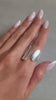 Adjustable Silver Statement Ring: Handmade Boho Jewelry