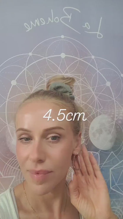 silver hoops / Hammered hoops / Teardrop earrings / Small hoops / Large hoops / Simple design / Gift