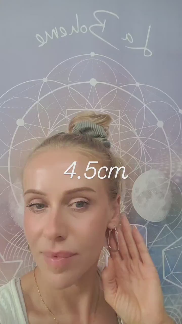 silver hoops / Hammered hoops / Teardrop earrings / Small hoops / Large hoops / Simple design / Gift