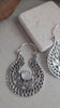 Silver detailed earrings / Bohemian jewelry / Gift for her