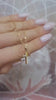 18K Gold Cross Necklace 19 Inch Chain, Jesus Cross Pendant, Gold Plated Cross Necklace, Faith Necklace, Christian Jewellery, Religious Gift
