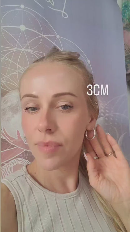 Thin silver hoops / Hoop earrings / Small hoops / Large hoops / Elegant / Everyday wear / Lightweight / Minimal / Boho / Gift