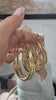 Golden hoop earrings / Small hoops / Large hoops / Lightweight hoops / Teardrop earrings / Ethnic / Pretty / Brass / Gold