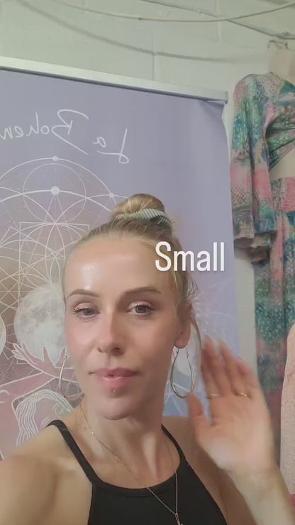 Silver hoop earrings / Small hoops / Large hoops / Lightweight hoops / Teardrop earrings / Ethnic / Pretty / Elegant / Ethnic