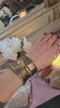 Brass Cuff Bracelet: Detailed boho ethnic style jewelry / Hypoallergenic jewelry/ Christmas gift