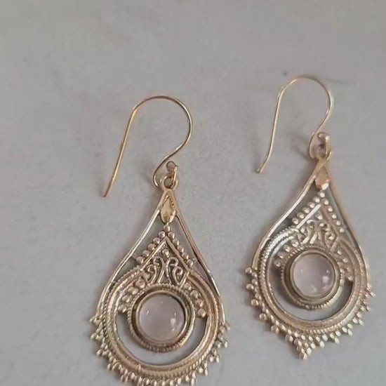 Boho earrings / Gift for her / Hypoallergenic jewelry