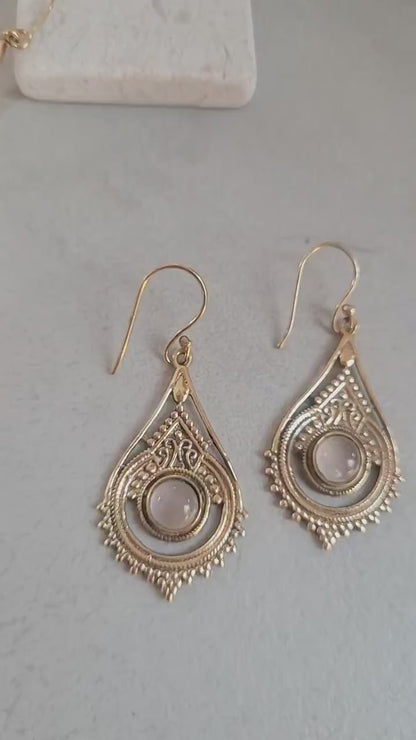 Boho earrings / Gift for her / Hypoallergenic jewelry