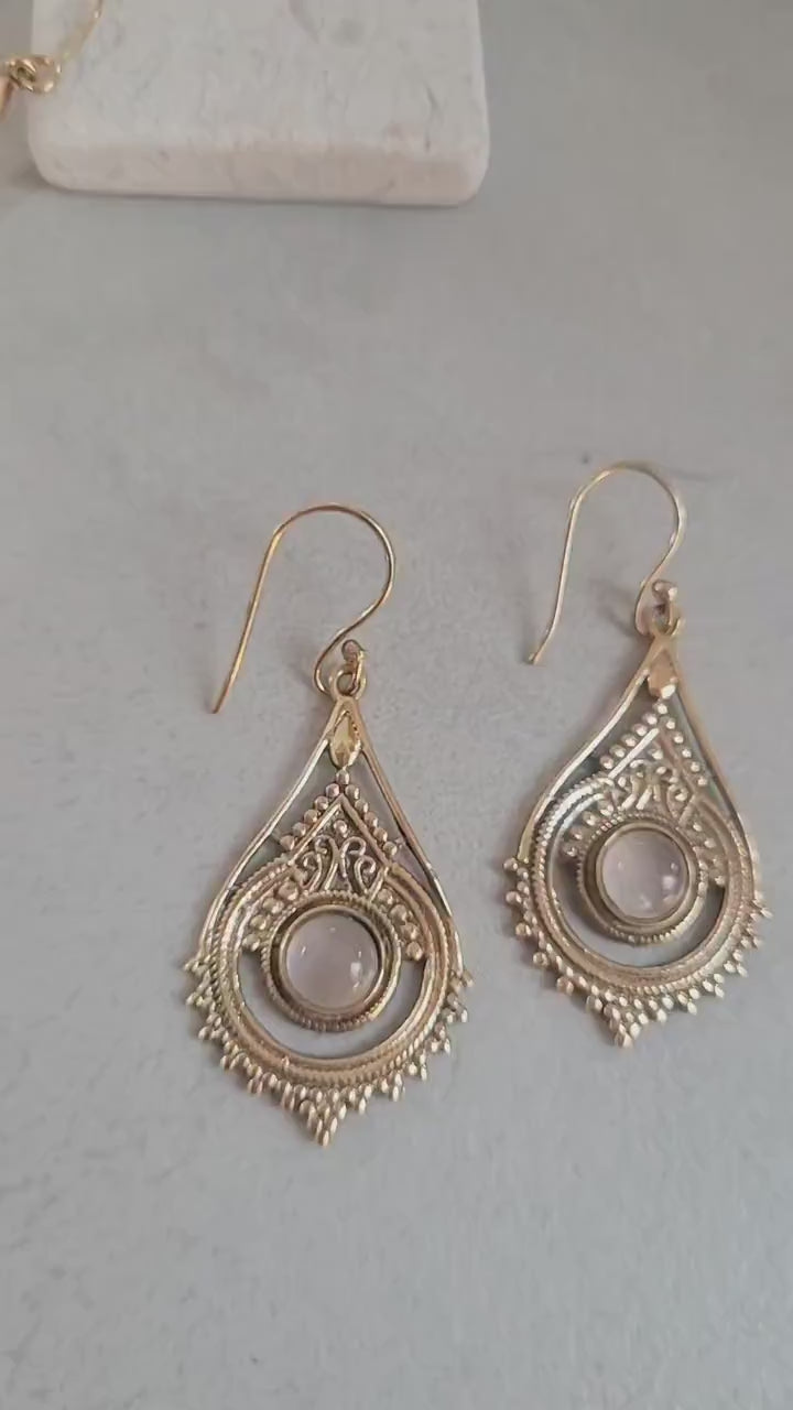 Boho earrings / Gift for her / Hypoallergenic jewelry