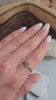 Silver Plated Delicate Line Ring – Minimal Open Design Band – Everyday Modern Jewellery Gift