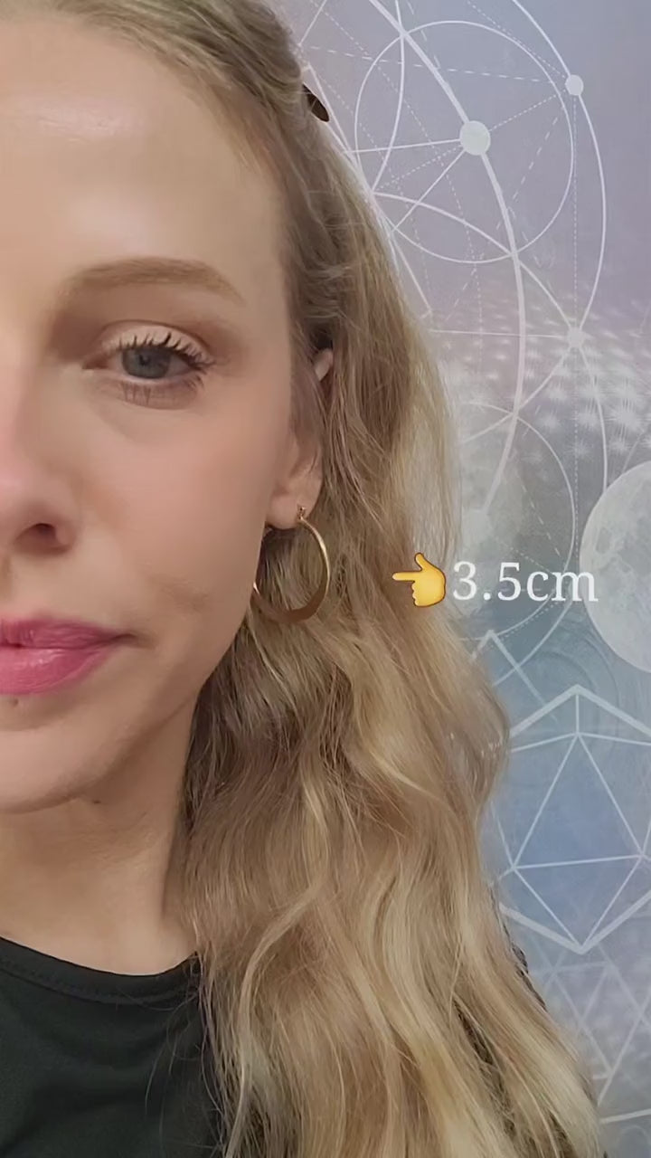 Brass hammered hoops / Hoop earrings / Small hoops / Large hoops / Hippie / Unique / Free uk shipping / Gift