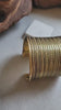 Brass Cuff Bracelet: Detailed Bohemian Ethnic Style Jewelry