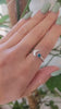 Hammered silver ring / Moon ring / Simple / Simplicity / Minimal / Gift / Elegant / Stackable rings / Hammered / Silver / Cute