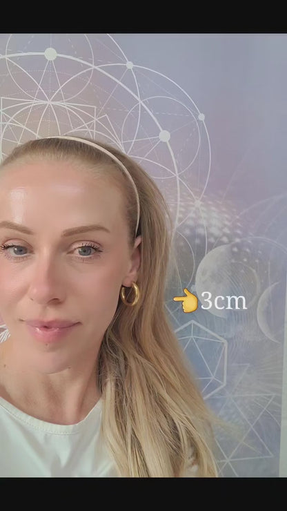 Chunky golden hoops / Brass hoops / Thick hoops / Small hoops / Large hoops / Simple earrings / Lightweight earrings / Free UK shipping