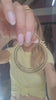 Extra Large Golden Brass Hoop Earrings: Statement Jewelry