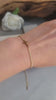 Golden Cross Bracelet, Stainless Steel Chain, Waterproof