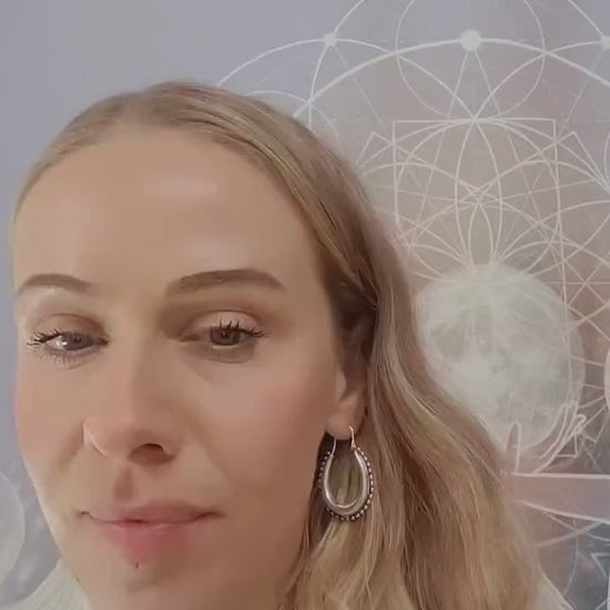 Silver hoops / Chunky hoops / Silver earrings / Gift / Bohemian / Small hoops / Large hoops / Hippie / Pretty