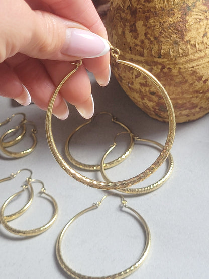 Silver hoops / Thick hoops / Ethnic jewellery / Boho style / Festival / Gift / Small hoops / Large hoops / Detailed