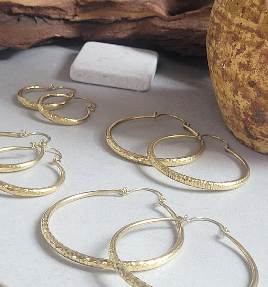 Silver hoops / Thick hoops / Ethnic jewellery / Boho style / Festival / Gift / Small hoops / Large hoops / Detailed