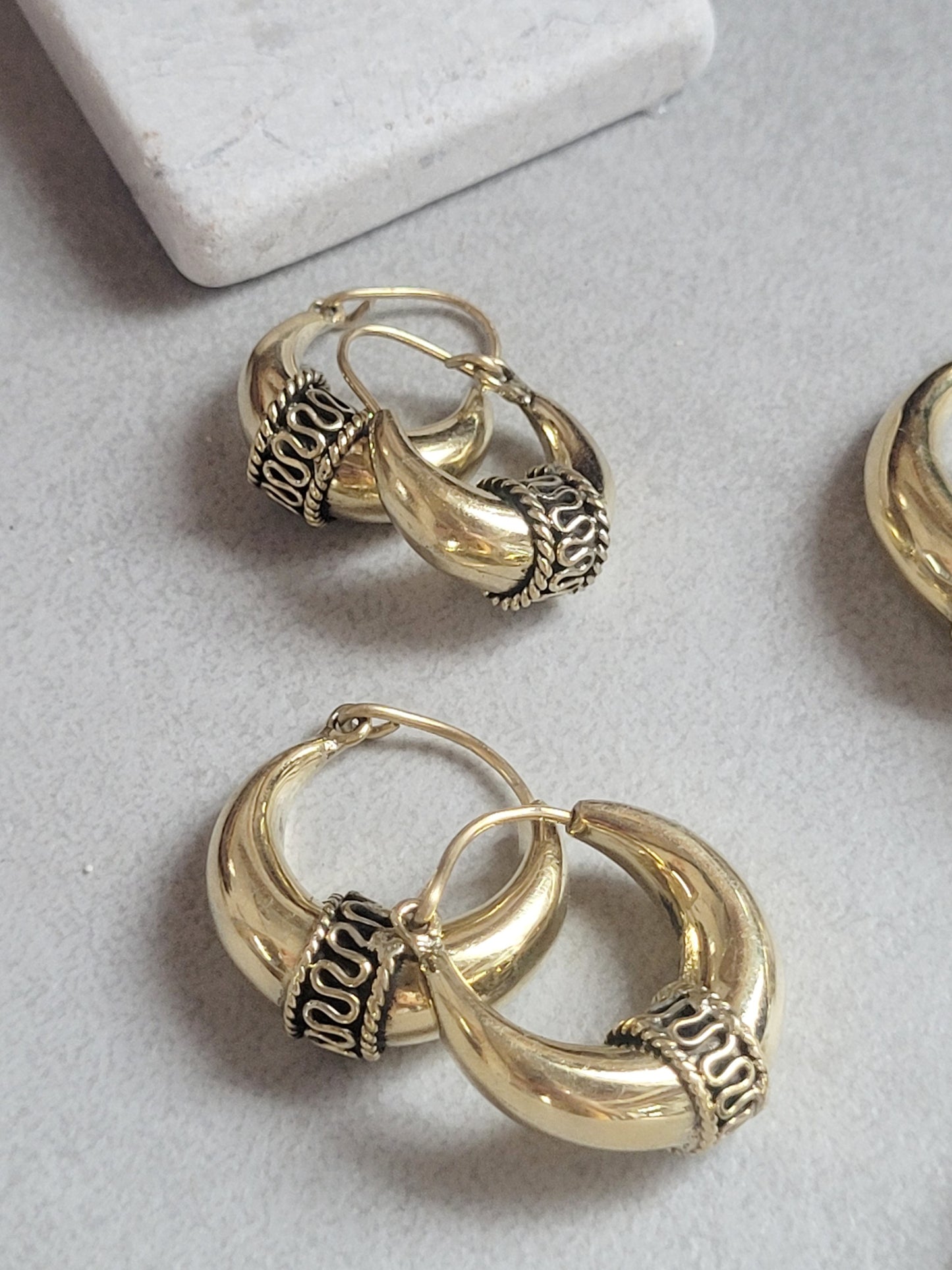 Golden hoops / Large hoops / Small hoops / Gypsy  / Boho / Tribal  / Ethnic  / Golden jewellery  / Bohemian