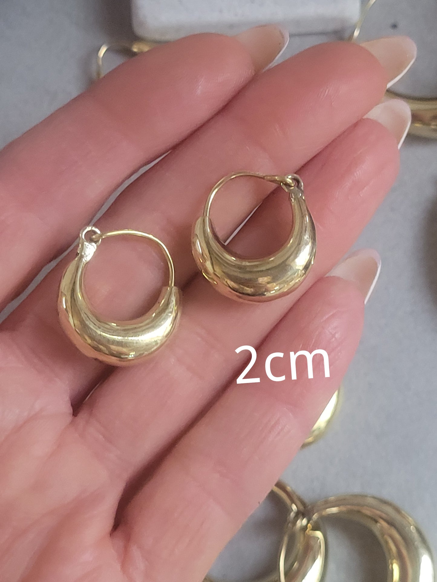Brass hoop earrings / Classic hoops / Chunky earrings/ Simple jewellery / Unique / Hippie / Free shipping
